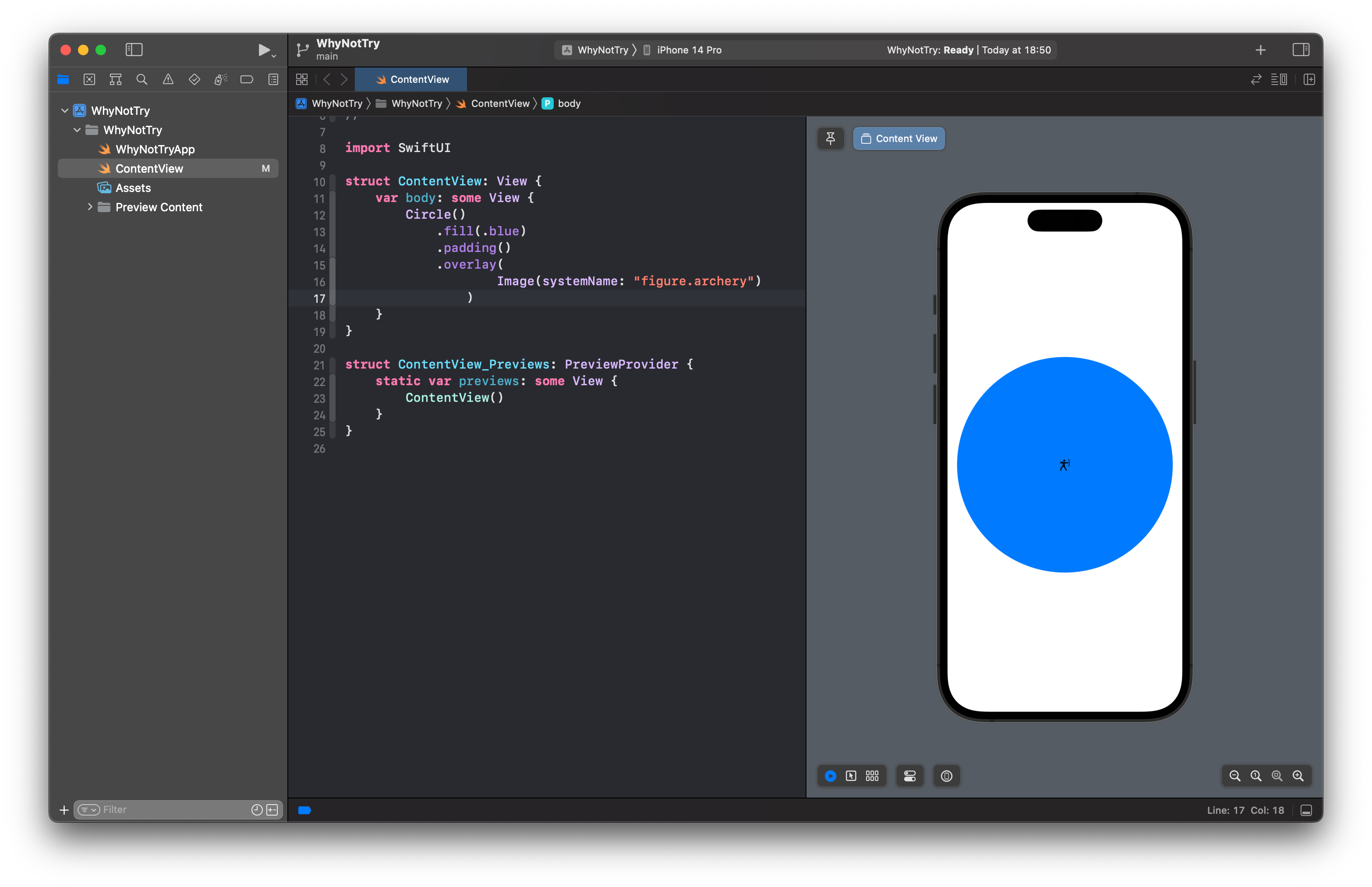 SwiftUI Circle with Icon