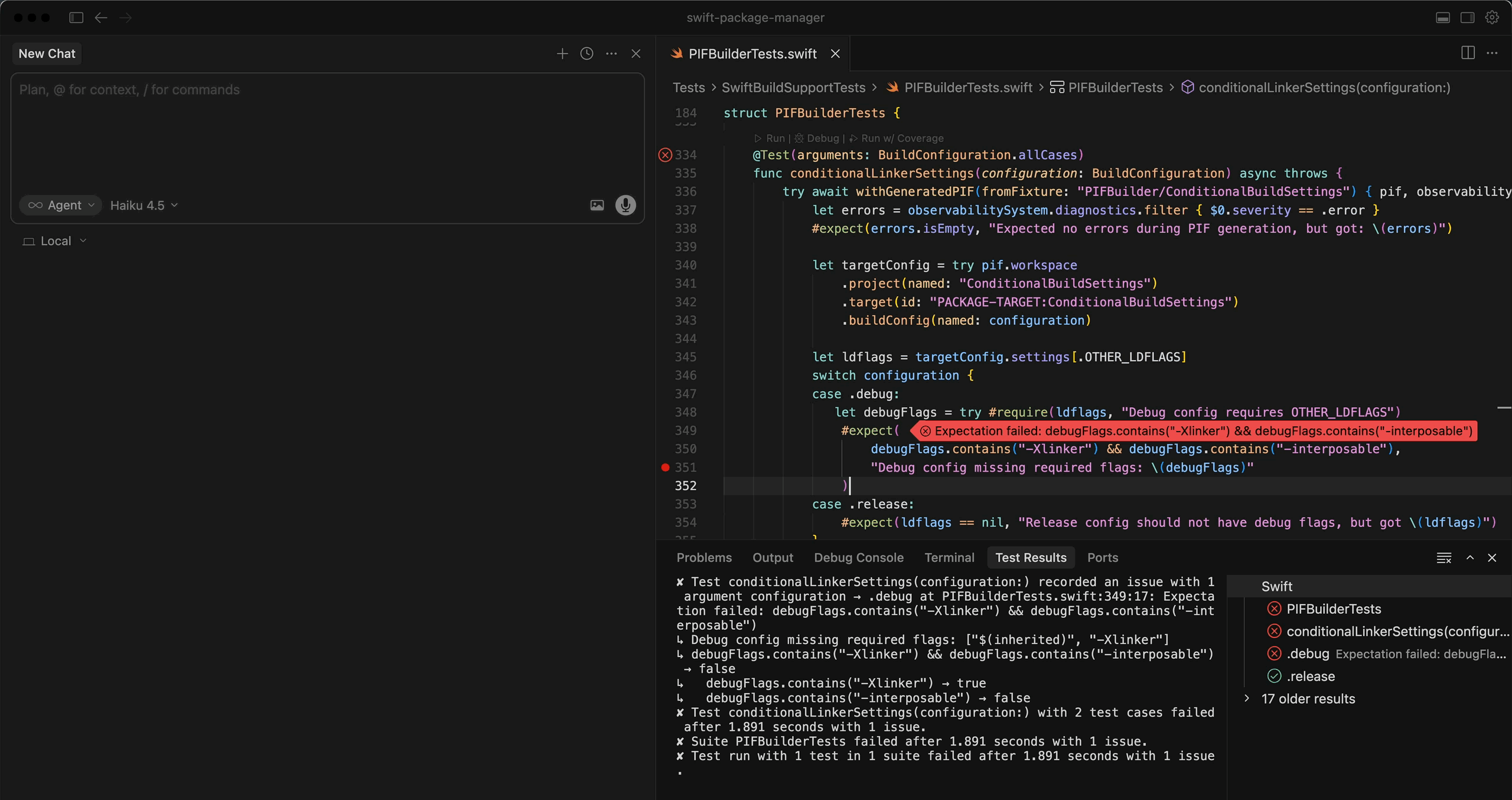Swift in Cursor, powered by the Swift extension on Open VSX. Swift in Cursor, powered by the Swift extension on Open VSX.