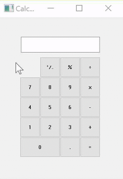 Calculator app written in Swift running on Windows